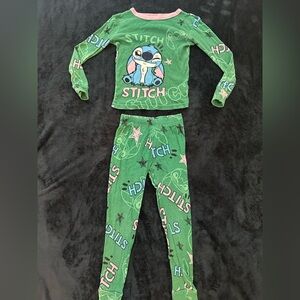 Disney Green Stitch Kids Pajamas
